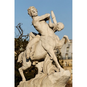 Estatua de <span class=keywords><strong>Centauro</strong></span> Griego Saltando Personalizada con Arco y Flecha, Tallada a Mano, Tamaño Real, Escultura Moderna de Mármol para Jardín de Villa, Parque - Norton - Product Image 3