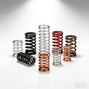 Ressort de compression sur mesure haute précision en acier au carbone oxydé <span class=keywords><strong>noir</strong></span>, robuste, pour applications industrielles et automobiles (OEM/ODM) - Product Image 3