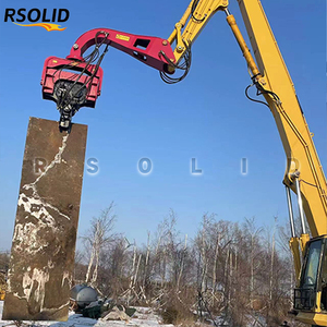 Marteau hydraulique vibrant Rsoliddiese pour excavatrice 18-23T, modèle VH250, accessoire de piquage de pieux en tôle/tuyau d'acier - Product Image 5