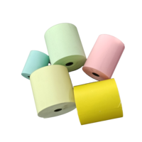 Rouleau de papier thermique imprimé couleur sans BPA de qualité supérieure, impression stable pour terminal de paiement