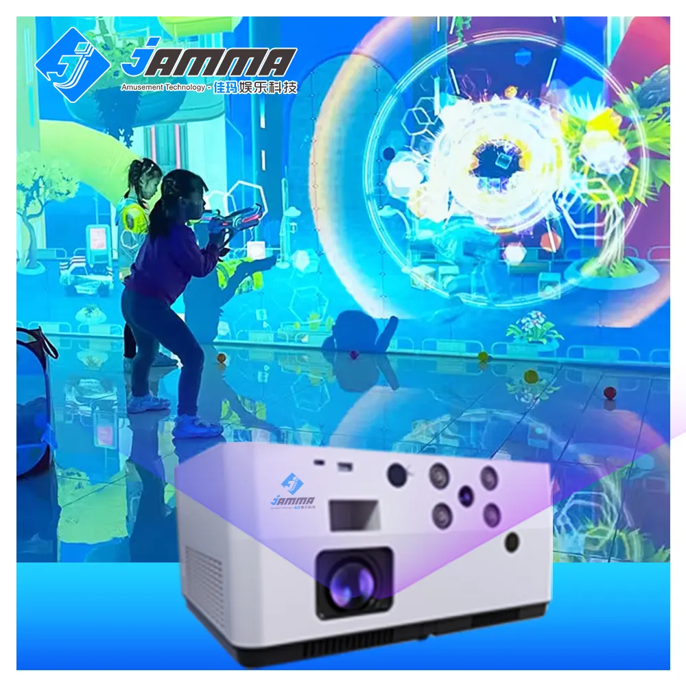 Indoor 2022 new arrival all in one AR interactive projection hologram projector projection game machine for amusement park