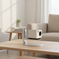 Support de trépied universel pour projecteur, support de cardan en alliage d'aluminium/acier, rotation à 360 degrés, léger, capacité de charge de 3 kg