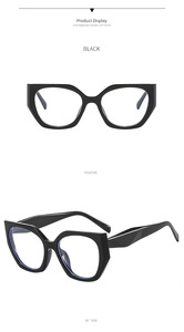 Montatura per Occhiali da Vista 9711 <span class=keywords><strong>Multicolore</strong></span> Stile Cat Eye per Donna, Anti Luce Blu, Design Vintage alla Moda - Product Image 5