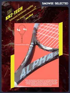 Nueva Raqueta de <span class=keywords><strong>Tenis</strong></span> ALPHA 273g T700 2026, Completamente de Carbono, Resistente a Impactos, Anti-Torsión, Ligera, Profesional, de Grafito, para Hombres y Mujeres Adultos - Product Image 5