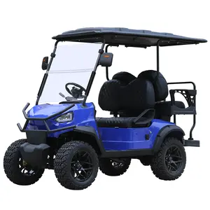 Keranjang Golf elektrik tertutup kualitas tinggi 4 kursi keranjang Golf Mini 4 tempat duduk