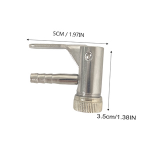 Tire Valve <b>Inflation</b> air Chuck with Clip, Tire Chuck Hose End with for Hose Repair - Product Image 5