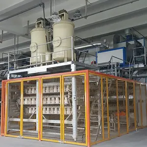 High Capacity Automatic Ceramic Grouting Machine Automatic Slip Casting Production Line For Ceramic Wine Bottle Products