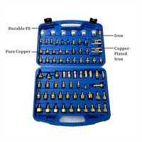 Kit d'outils professionnel pour la réparation des fuites de climatisation automobile, testeur de fuites de réfrigérant pour l'entretien de la climatisation