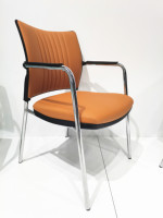 Chaise de bureau en cuir de luxe moderne Chaise de bureau avec siège en cuir confortable