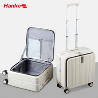 Petits bagages de voyage à roulettes 14-18 pouces, valises légères en PC pour cabine et encombrement, conformes CE GRS RoHS