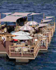 Sonstige Marinebedarf Schwimmendes Restaurant Hausboot Schwimmende Bar Pontonboot Schwimmende Plattform - Product Image 4