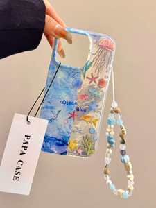 PH161 Ins Shell mondo oceano estivo piccolo pesce <span class=keywords><strong>per</strong></span> iPhone 16/15/14 custodia del telefono 13/12 ragazza cuore 11 carino XR - Product Image 2