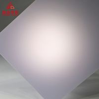Feuille/panneau/plaque de cheminée de diffuseur ABS de PC PS givré par opale personnalisée résistante à la lumière UV élevée pour la lumière LED