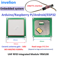 Módulo Lector/Escritor RFID UHF Integrado - Interfaz USB/TTL para Raspberry Pi/Sistema Embebido con SDK para Control de Acceso