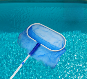 Épuisette à feuilles pour piscine, maille profonde, avec cadre en aluminium et maille en fibre de verre, pour piscines hors sol et enterrées - Product Image 1
