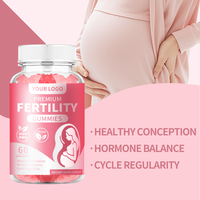 Gummies de Fertilité à Marque Blanche Multivitamines Myo-Inositol Acide Folique Vitamines Gommeuses pour la Fertilité Féminine et la Grossesse