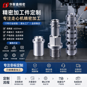 ชิ้นส่วนโลหะสแตนเลสสั่งทำพิเศษจาก Huajuxin CNC พร้อมบริการกลึงความแม่นยำสูงสำหรับเครื่องจักรอุตสาหกรรม - Product Image 2