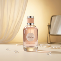 Flacon de parfum vide en verre de luxe classique de haute qualité, design unique, 30ml, 50ml, 100ml, avec pompe pulvérisatrice à col serti