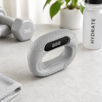 Poignée de musculation électronique en silicone personnalisable, avec compteur intégré et ressort interne durable, accessoire d'entraînement et de thérapie pour les mains