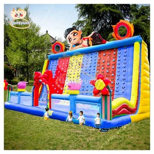 Tempat Bermain Anak Nezha Indoor PVC Inflatable Rock <span class=keywords><strong>Climbing</strong></span> Jump Bed, Fleksibel untuk Penggunaan di Luar Ruangan, Kastil Loncat untuk Hiburan Anak - Product Image 1