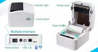 Impresora Térmica de Etiquetas y Envíos de Escritorio USB de Alta Velocidad, 203dpi, 4 Pulgadas, Blanco y Negro, en Stock