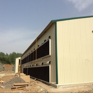 Diseño de estructura de acero prefabricada Almacén Pequeña granja Taller Cobertizo para vacas - Product Image 5