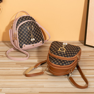 Flower Material Mini <strong>Leather</strong> Backpack <strong>for</strong> Woman Hot Selling Small Backpack <strong>for</strong> Women Wholesale Versatile Female Bag <strong>Schoolbag</strong>