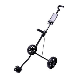 Chariot de golf léger à 2 roues avec support pour téléphone, cadre en fer, prix de gros - Product Image 2