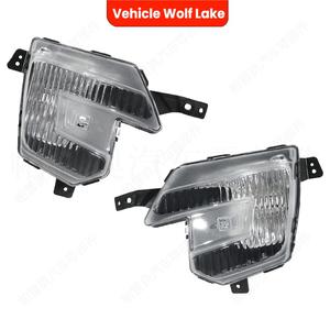 ไฟตัดหมอกหน้ารถวูล์ฟเลคสำหรับฟอร์ดเอ็กซ์พลอเรอร์ 2016-2017 หลอดฮาโลเจน ฝาครอบสีดำ ไม่มีหลอดไฟ - Product Image 4