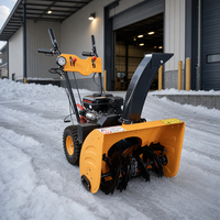 Déneigeuse à essence haute puissance, compacte, pour déneiger les allées et les jardins en cas de forte neige