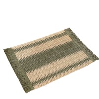 Set de table classique en corde de papier tressée, résistant à la chaleur, taille personnalisée, assorti pour les fêtes de Noël, décoratif, pour la maison et les outils à fromage