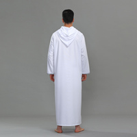 Qamis Arabe Traditionnel pour Homme, Robe Qatari Dishdasha à Col Montant et Poignets Boutonnés, Manches Longues, Vente en Gros, Qualité Supérieure