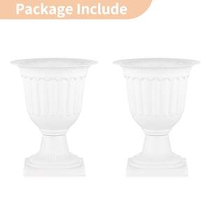 Decoración del hogar ecológica romana europea, fondo de escenario de boda, maceta grande de plástico para jardines interiores y exteriores - Product Image 2