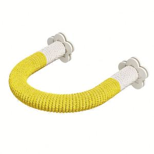 Perchoir pour perroquet en corde de chanvre écologique et plastique - Design moderne/classique pour accessoires de cage à oiseaux - Product Image 5