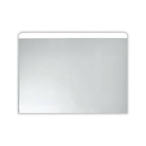 Miroir de maquillage LED moderne Remo Vanitas, ovale, en verre encadré avec support mural en bois pour la décoration de la salle de bain - Product Image 1