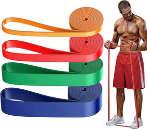 Bandas de <span class=keywords><strong>Ejercicio</strong></span> de TPE Resistentes a la Tracción Zhuoling de 2080 mm con Logotipo Personalizado, Duraderas, Antideslizantes, de Alta Elasticidad <span class=keywords><strong>para</strong></span> Entrenamiento Físico y Deportivo - Product Image 2