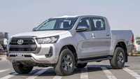Toyota Hilux DC 2.4D 2024 d'occasion en bon état, sièges en cuir gauche, 5 places, caméra de recul, écran tactile, phares xénon, Euro IV, 250-300 ch, essence