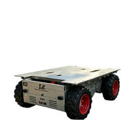 Châssis de robot tout-terrain robuste à 4 roues motrices, plateforme de transport RC, base de robot industriel, personnalisation disponible