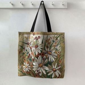 Hua Cheng Euro-American Printed <b>Canvas</b> Lining Portable Fashion <b>Large</b> Capacity Mom Tote <b>Bag</b> for Travel & Shopping - Product Image 5