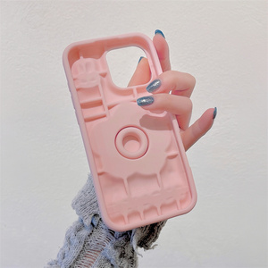Honatop INS เคสมือถือซิลิโคนลายดอกไม้น่ารักสำหรับเด็กผู้หญิงสำหรับ <span class=keywords><strong>iPhone</strong></span> 17 <span class=keywords><strong>PRO</strong></span> <span class=keywords><strong>MAX</strong></span> 16PROMAX ที่ยึด15pro นิ่ม14การ์ตูน13 - Product Image 6