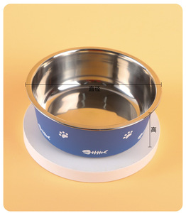 Bol antidérapant en acier inoxydable pour chien, grand bol à boire pour animaux de compagnie à l'intérieur ou à l'extérieur, mangeoire pour chiens de compagnie, vente en gros - Product Image 5