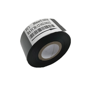 ริบบิ้นฟอยล์เรซิ่นสีดำ LC1 LC1* ขนาด 25 มม. 30 มม. 35 มม. ยาว 100 ม. สำหรับพิมพ์ร้อนบนบรรจุภัณฑ์พลาสติกสำหรับอาหาร - Product Image 2