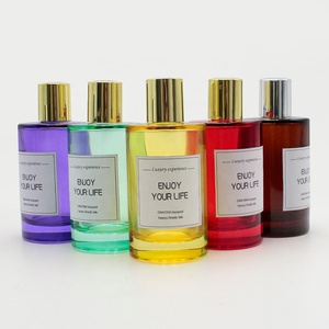 Fengjun mờ màu vàng tím trang sức nước hoa chai nước hoa chai độc quyền 100 ml chai nước hoa với Hộp bao bì - Product Image 1