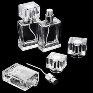 Botella de Perfume de Vidrio Transparente de 30 ml, Tapa de Cristal de Lujo, Frasco de Perfume Recargable Vacío, Botella de Viaje Portátil para Regalo y Uso Diario - Product Image 5