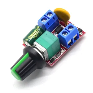 Mini contrôleur de vitesse de moteur à courant continu 35V Module d'alimentation 5A 90W PWM régulateur de vitesse contrôle ajuster la carte modulateur cartes de pilote de moteur