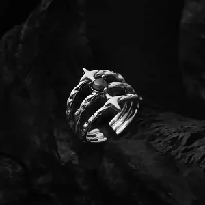 हिसरा नई शैली दिल जिरकॉन रिंग ट्रेंडी और व्यक्तिगत रिंग यूनिसेक्स मिश्र धातु अंगूठी - Product Image 4