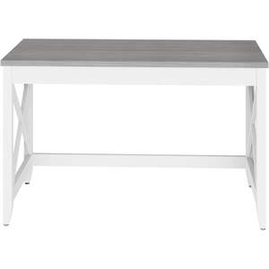 Escritorio Alera Workspace Farmhouse de 47.24" x 23.62" x 29.53" en gris - Mueble cómodo para el espacio de trabajo - Product Image 2