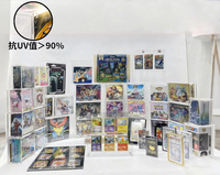 Boîtier de protection magnétique en acrylique pour boosters ETB, résistant aux UV à 99 %, en promotion, personnalisé pour boîtes de boosters TCG