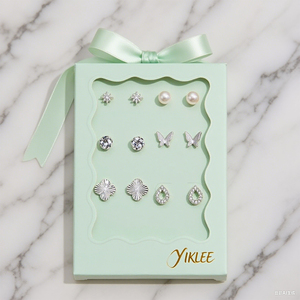 กล่องเครื่องประดับขนาดเล็กทำจาก PVC กล่องโชว์เครื่องประดับสร้อยคอชุดสร้อยข้อมือเครื่องประดับตะกร้ากล่องกระดาษบรรจุภัณฑ์ต่างหู - Product Image 2