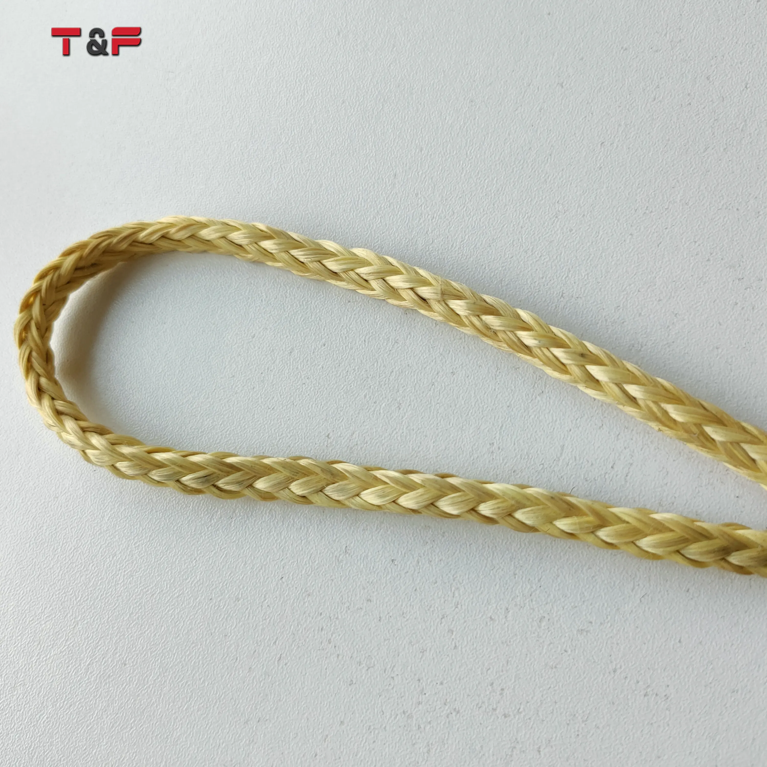 UHMWPE boucle oeil épissure anneau corde personnalisé 12 brins corde Technora